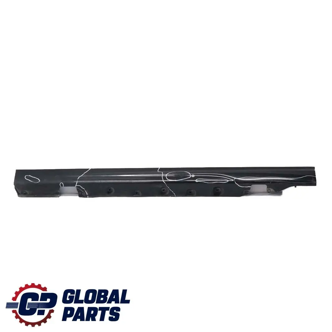 BMW E46 M Sport Izquierda N / faldon lateral Kick Panel Schwarz 2 Negro - 668