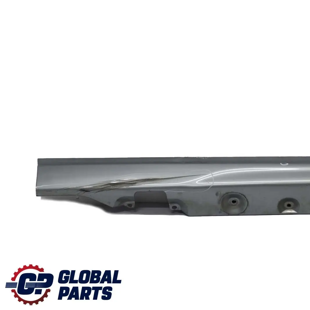 BMW 3 E46 M Sport Right O/S Side Sill Skirt Kick Panel Silbergrau Grey - A08