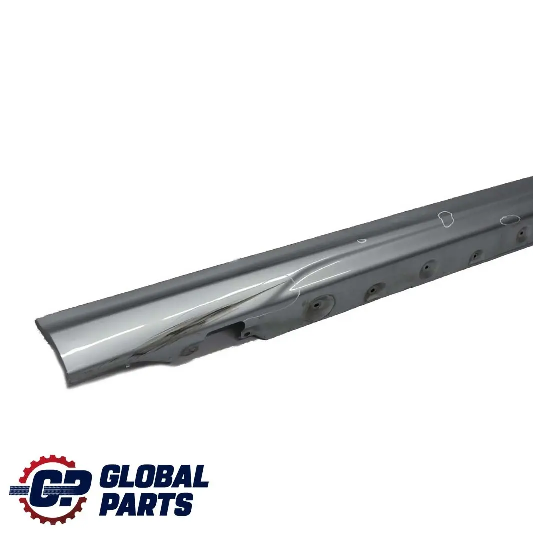 BMW 3 E46 M Sport Right O/S Side Sill Skirt Kick Panel Silbergrau Grey - A08