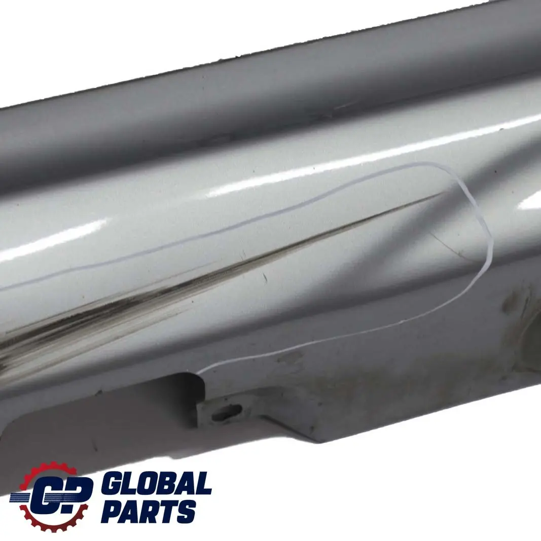 BMW 3 E46 M Sport Right O/S Side Sill Skirt Kick Panel Silbergrau Grey - A08