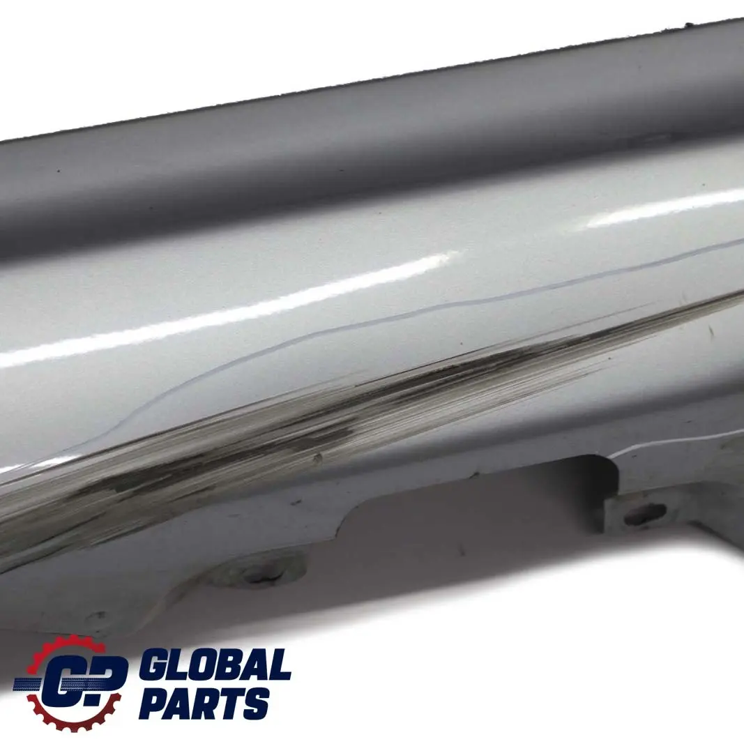 BMW 3 E46 M Sport Right O/S Side Sill Skirt Kick Panel Silbergrau Grey - A08