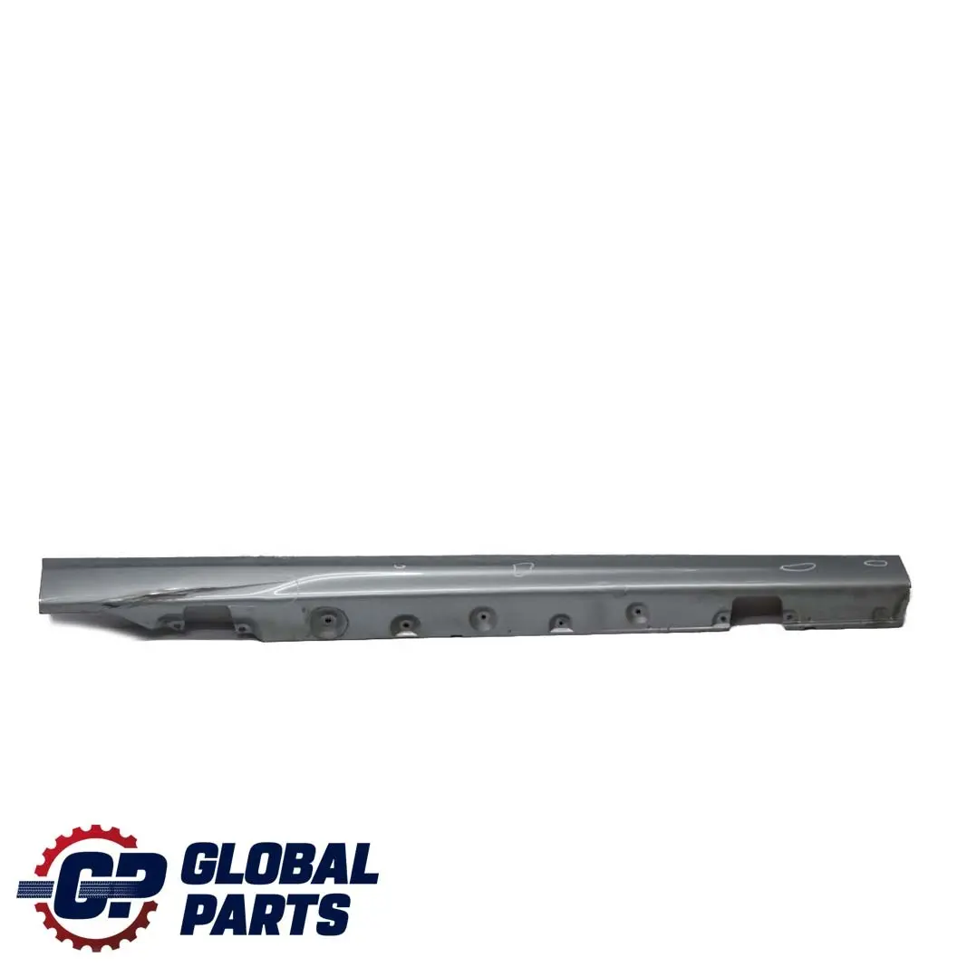 BMW 3 E46 M Sport Right O/S Side Sill Skirt Kick Panel Silbergrau Grey - A08