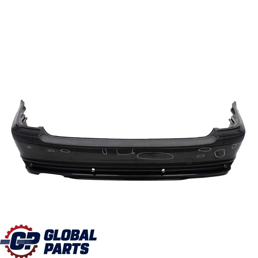 BMW 3 E46 Touring Rear Bumper Trim Panel Black Sapphire Metallic - 475