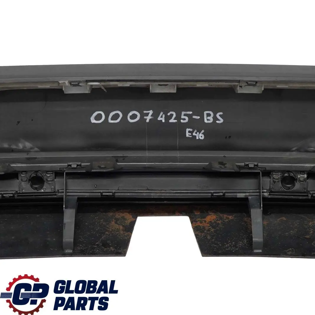 BMW 3 E46 Touring Rear Bumper Trim Panel Black Sapphire Metallic - 475