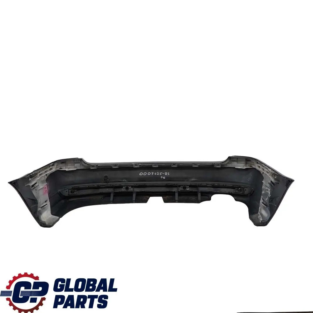 BMW 3 E46 Touring Rear Bumper Trim Panel Black Sapphire Metallic - 475