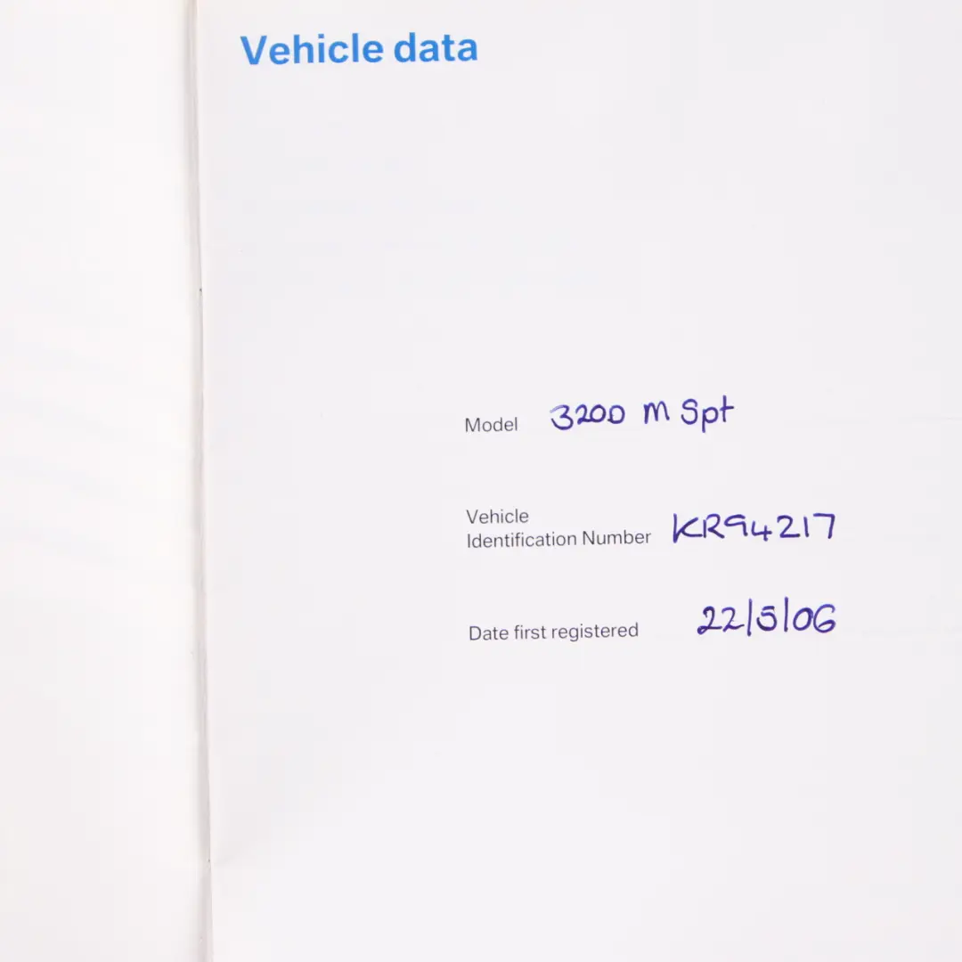 BMW E87 E90 E91 Service Booklet Handbook Maintenance Book 0011972
