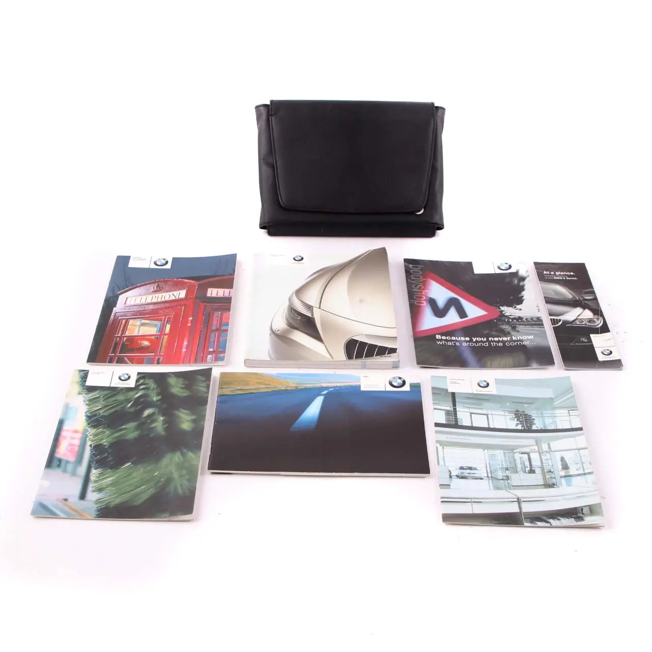 BMW 6 E63 Coupe Service Book Booklet Case Pouch Wallet 0012182