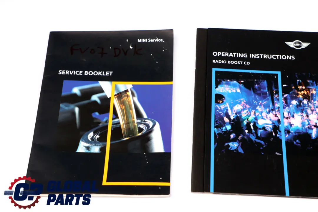 BMW Mini Cooper One R56 Service Booklet Owner's Handbook Pouch Case Wallet Set