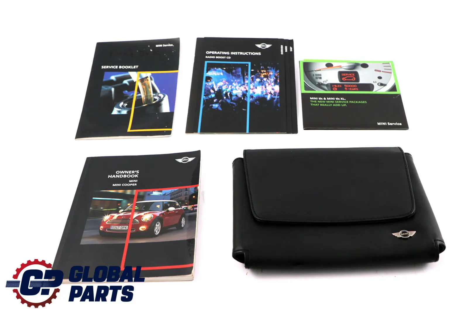 BMW Mini Cooper One R56 Service Booklet Owner's Handbook Pouch Case Wallet Set