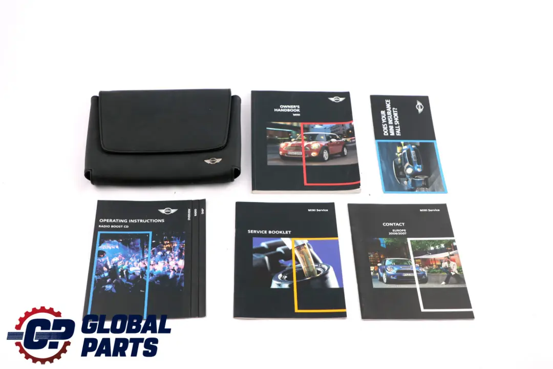 BMW Mini Cooper 2 R56 Service Booklet Owner's Handbook Pouch Case Wallet Set