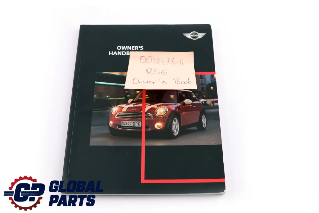 BMW Mini Cooper 4 R56 R57 Owner's Handbook 01410012478 0012478