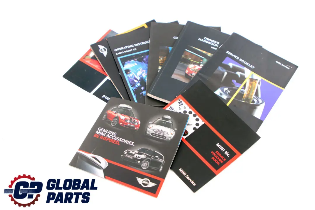 Mini Cooper R56 R57 Service Booklet Owner's Handbook Set Case Wallet Pouch