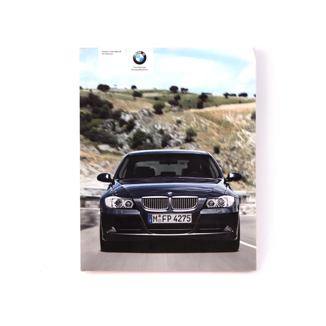 BMW 3 Series E90 E91 Owner's Handbook Book Pouch Case Wallet Set