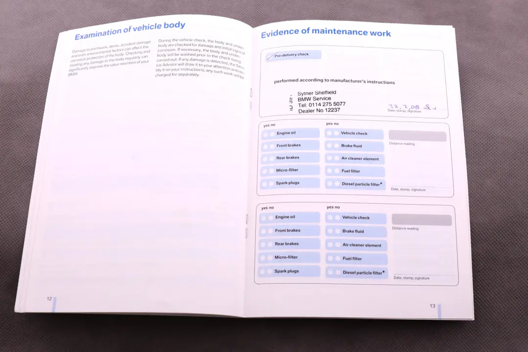 BMW 1 3 Series E87 E90 Service Booklet CD Player Instructions Set