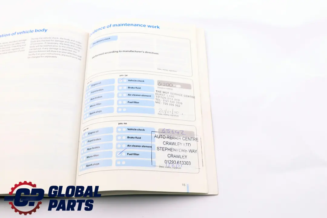 BMW 5 X5 Series E60 LCI E61 LCI E70 Service Booklet 0013080