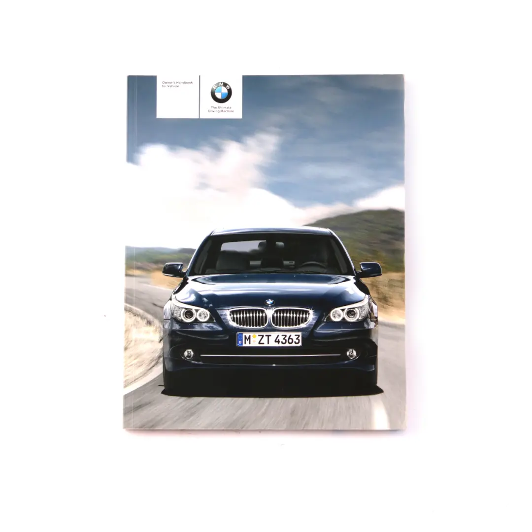 BMW 5 Series E60 E61 LCI Owner's Handbook Book Case Wallet Set 0013144