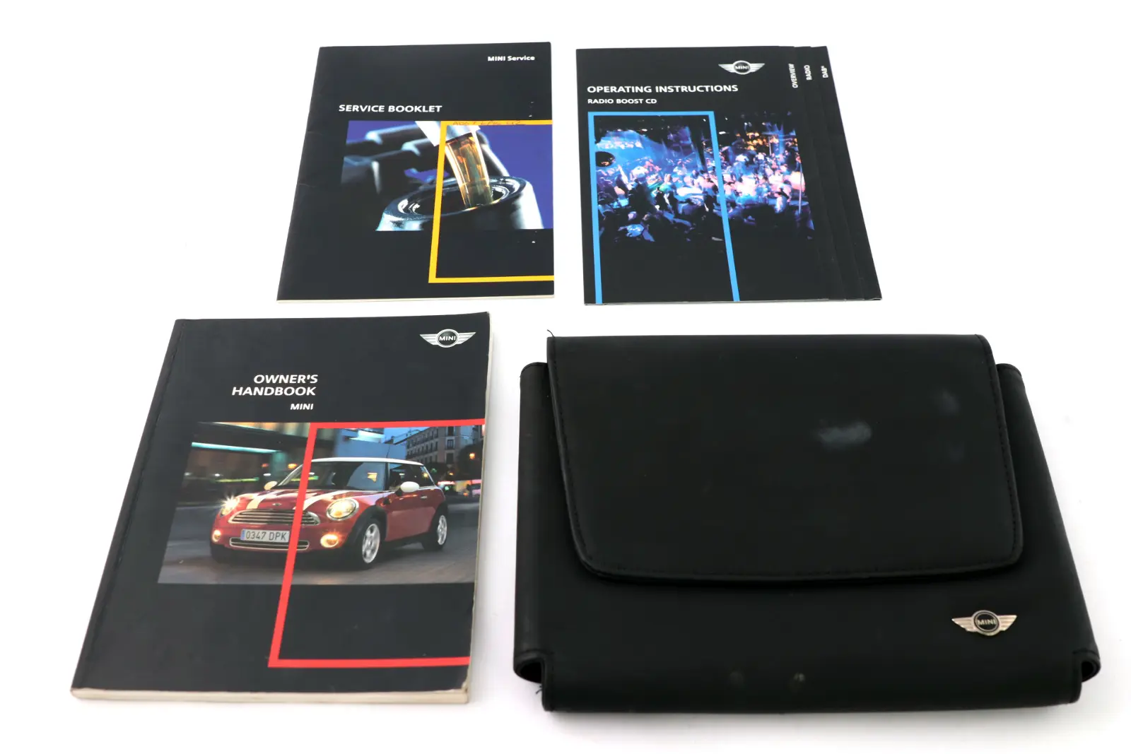BMW Mini Cooper 4 R56 Service Booklet Owner's Handbook Pouch Case Wallet Set