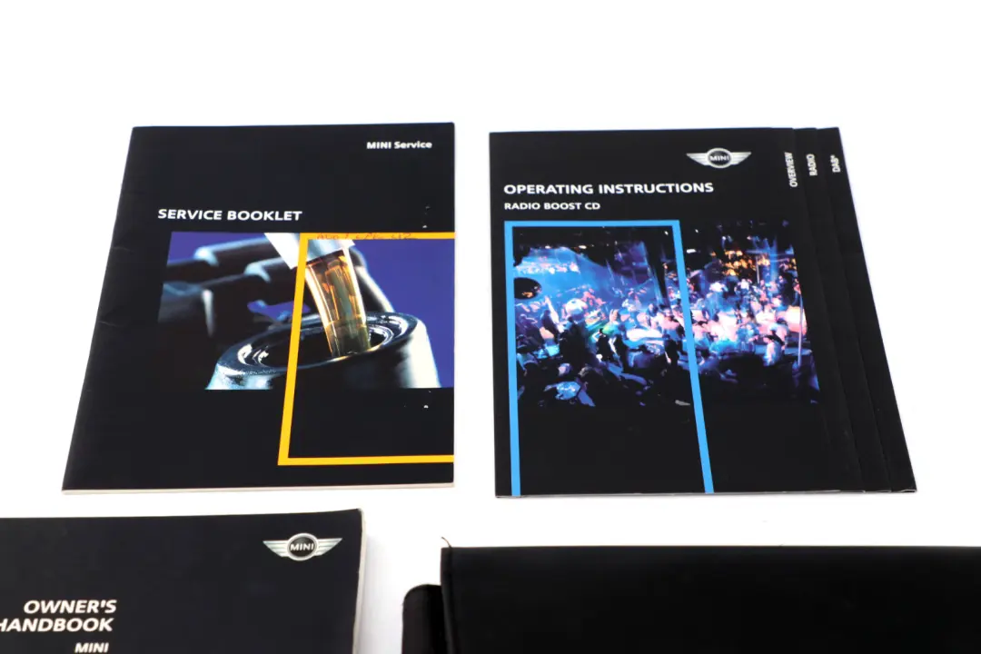 BMW Mini Cooper 4 R56 Service Booklet Owner's Handbook Pouch Case Wallet Set