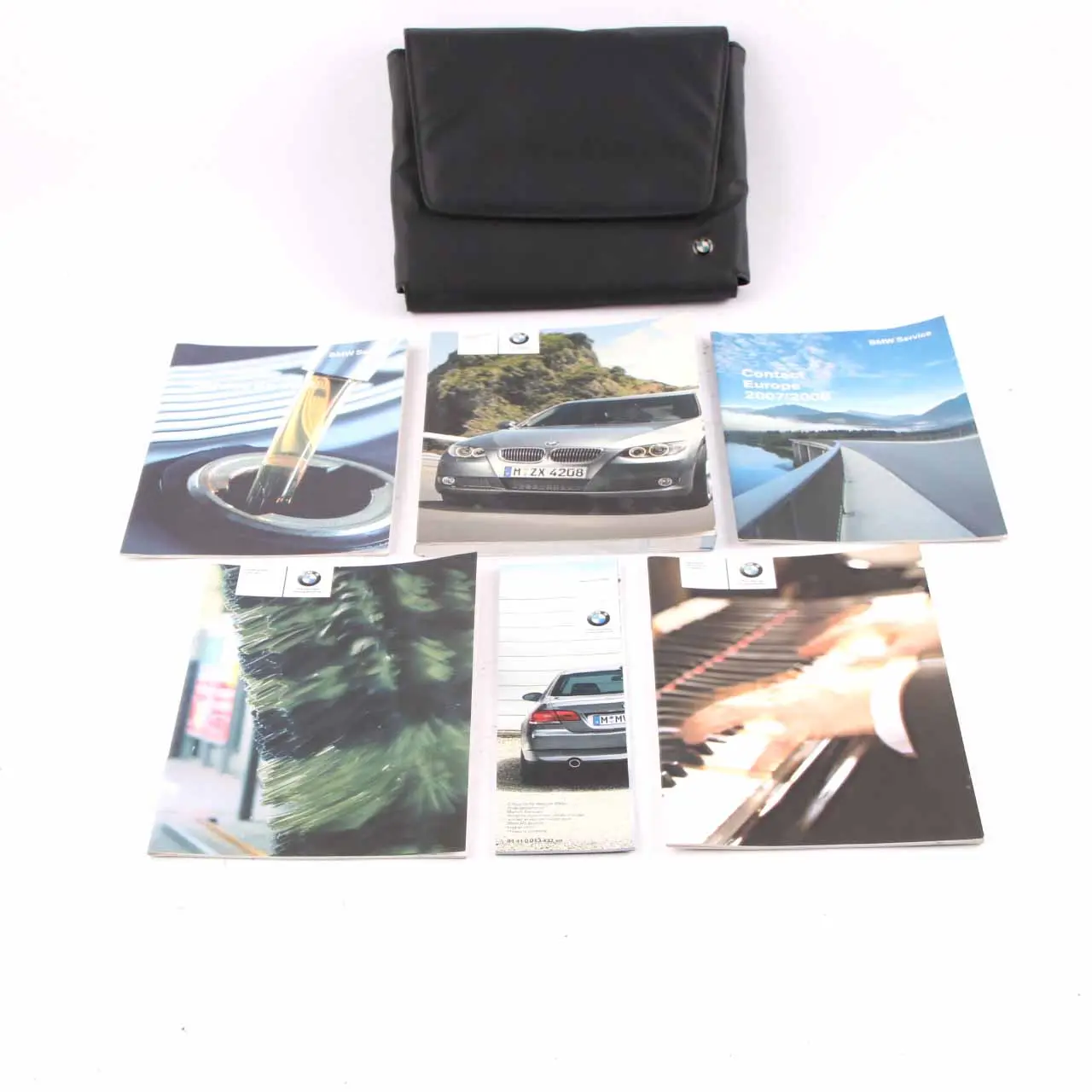 BMW E92 Coupe Owner's Handbook Service Booklet Pouch Wallet Case