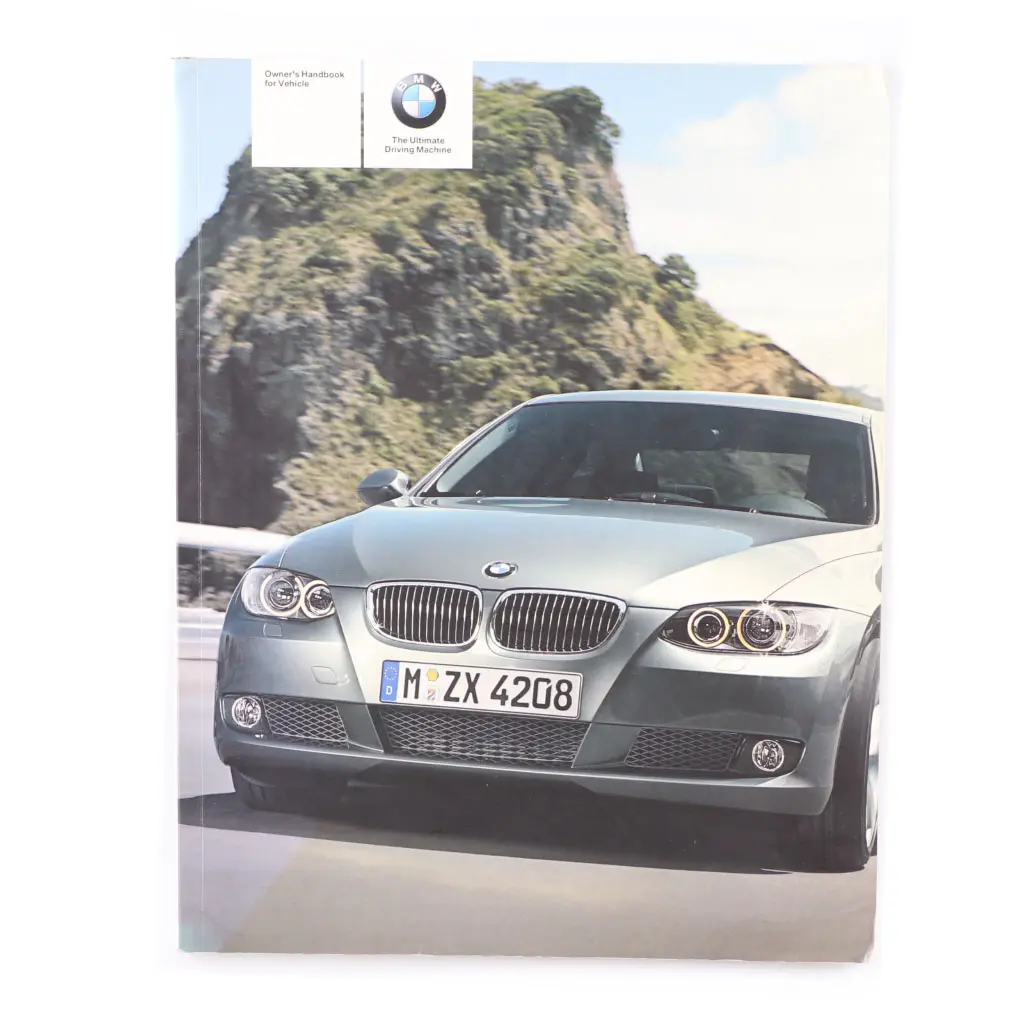 BMW E92 Coupe Owner's Handbook Service Booklet Pouch Wallet Case Set