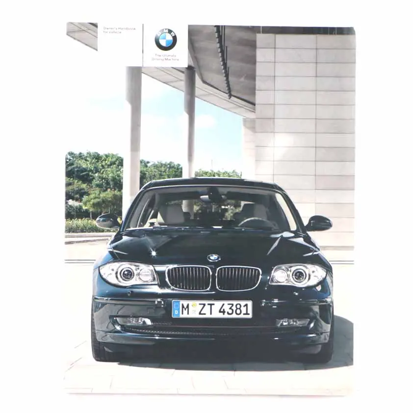 BMW E81 E87 LCI Owner's Handbook Manual Pouch Case Wallet 0014100