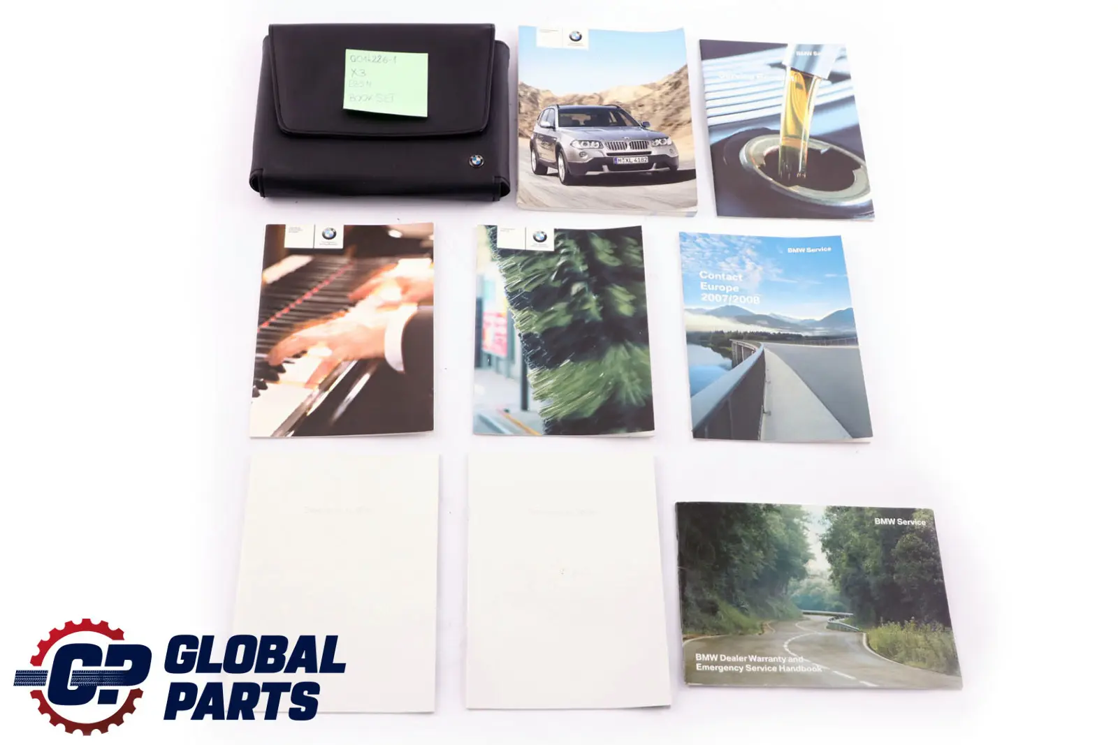 BMW X3 Series 1 E83 LCI Service Booklet Owner's Handbook Pouch Case Wallet