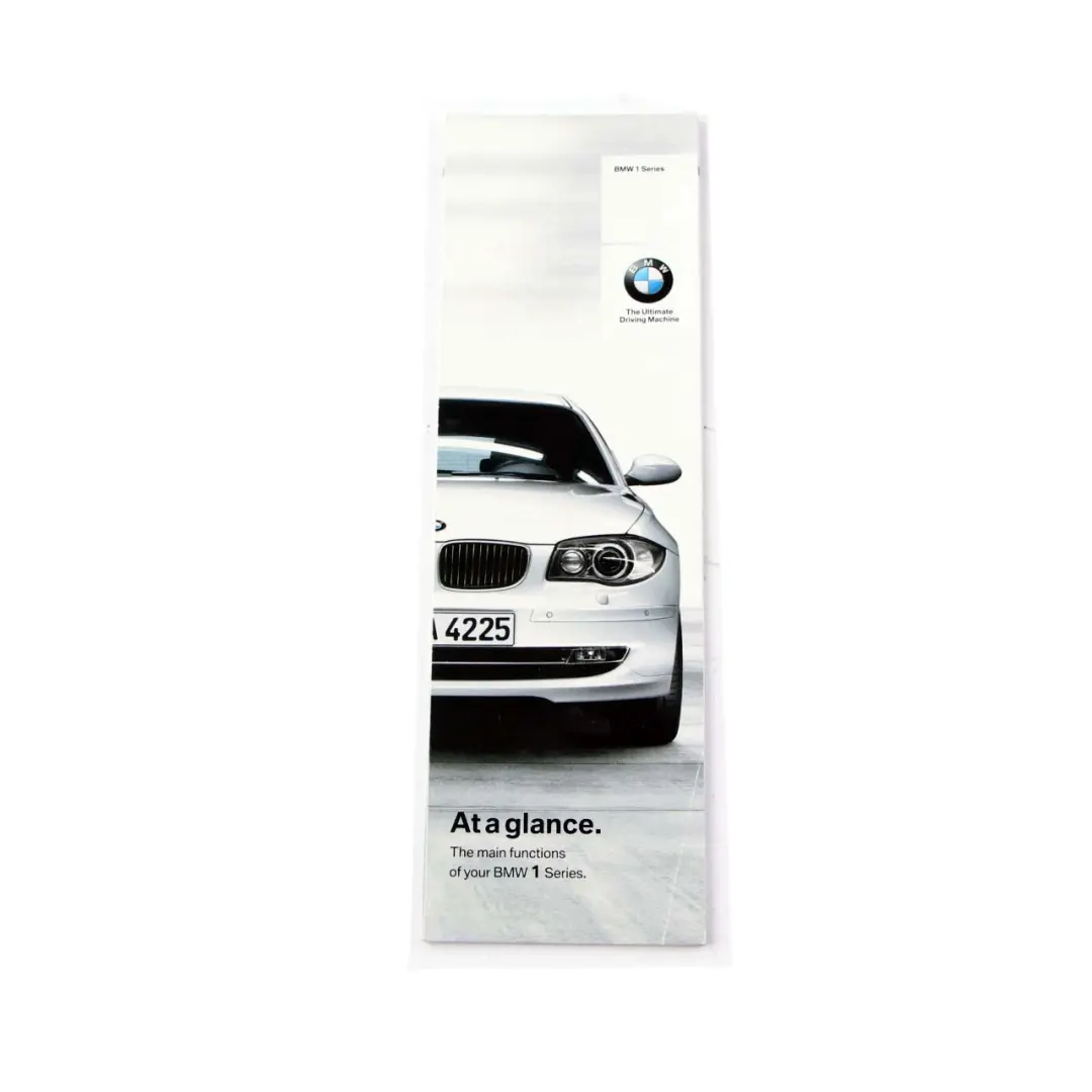 BMW 1 E81 E87 LCI 3 Service Booklet Book Case Wallet Pouch Slipcase