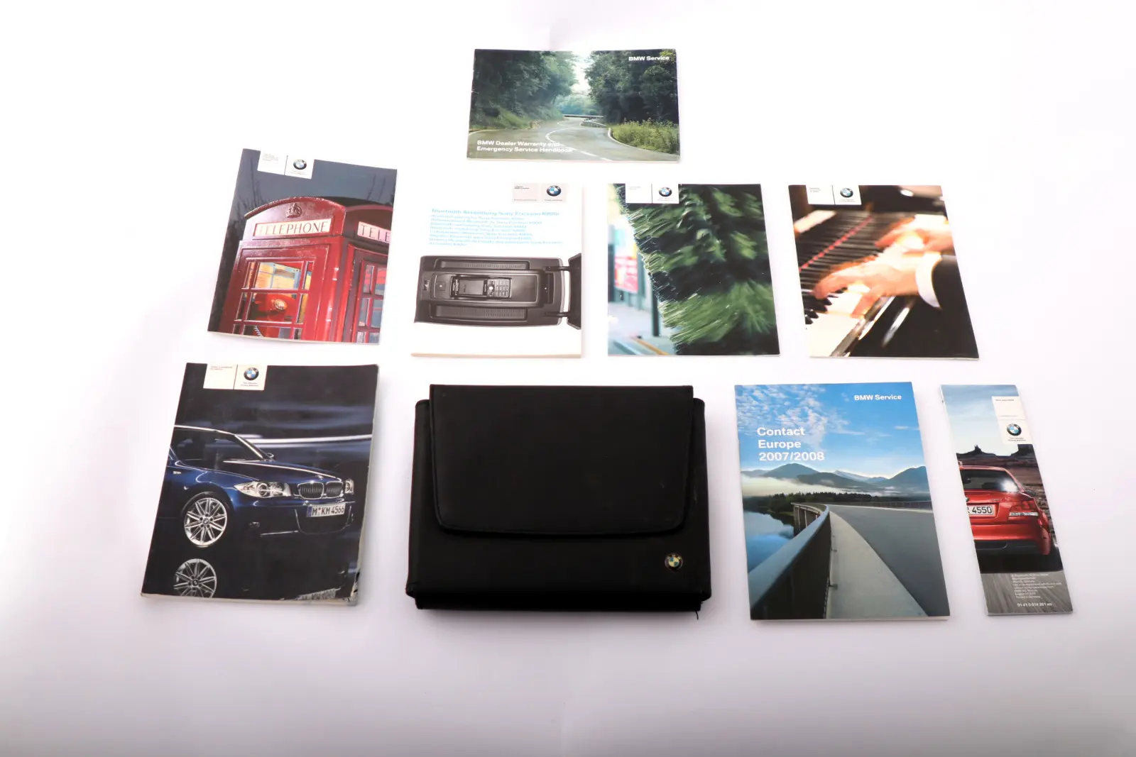 BMW E82 E88 Service Booklet Owner's Handbook Pouch Case Wallet