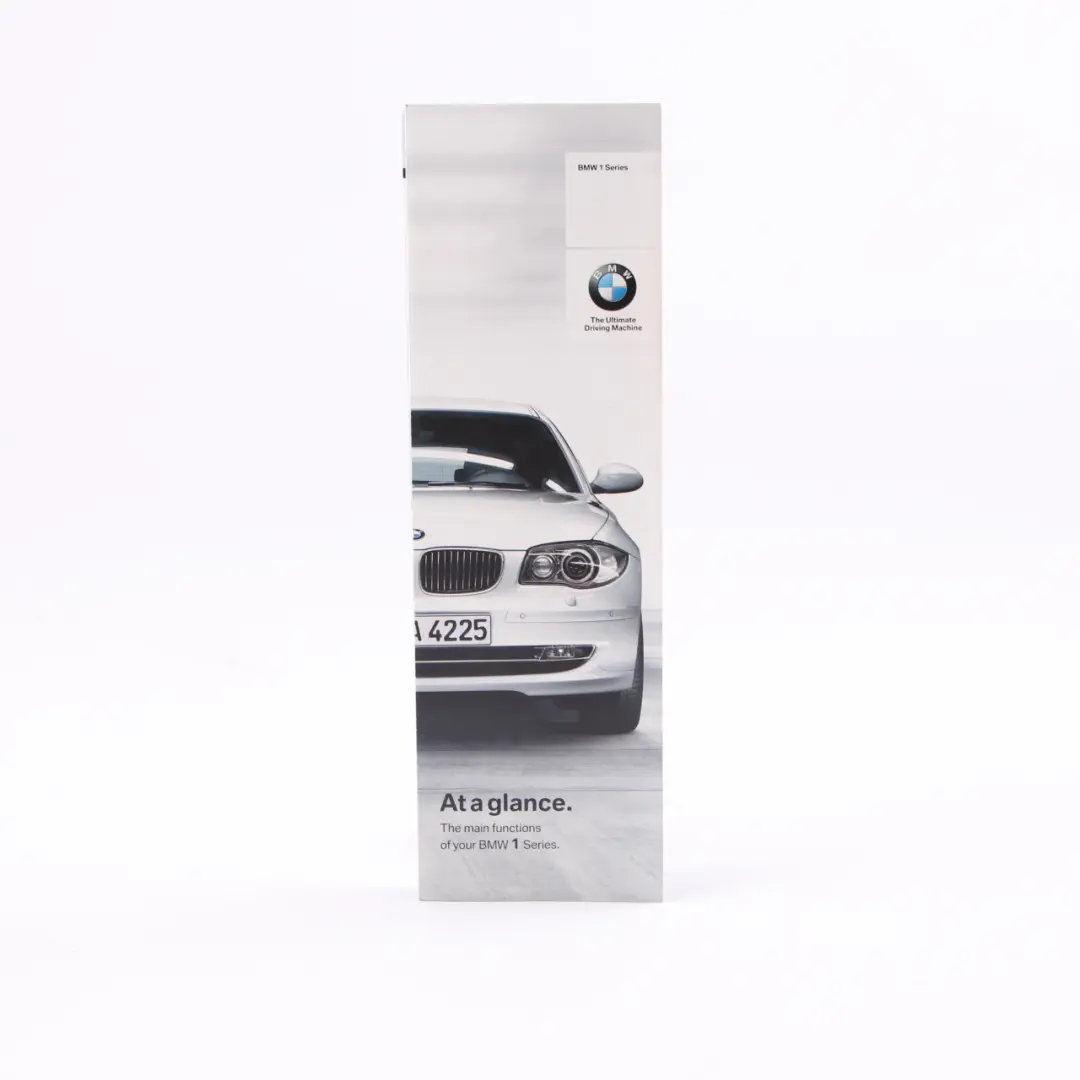BMW E87 LCI Book Owner's Handbook Service Booklet Pouch Case Wallet Set 0014885