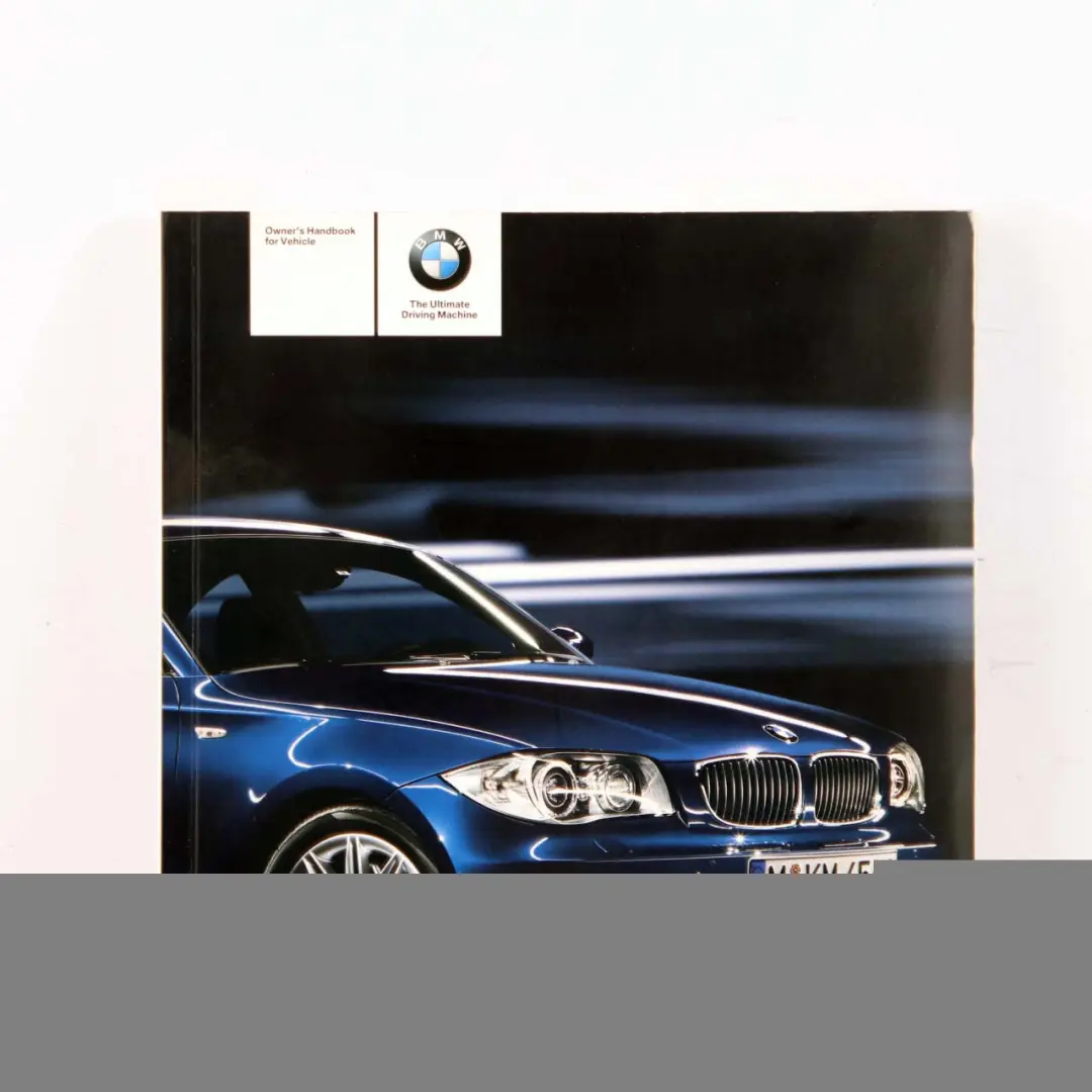 BMW E82 E88 Owner's Handbook Instructions Book 0014907