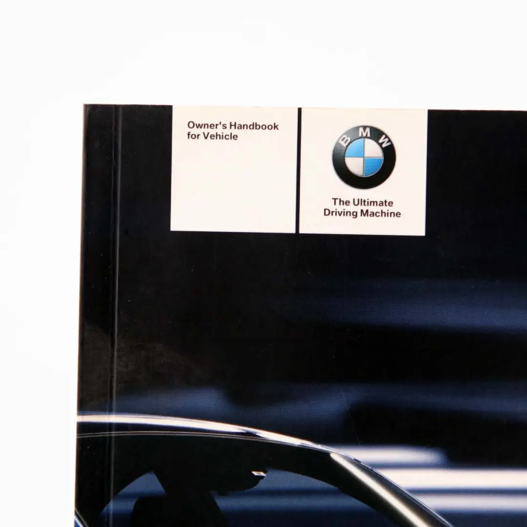 BMW E82 E88 Owner's Handbook Instructions Book 0014907