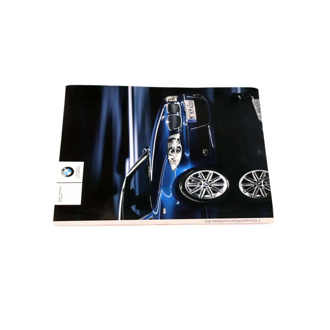 BMW E82 E88 Owner's Handbook Instructions Book 0014907