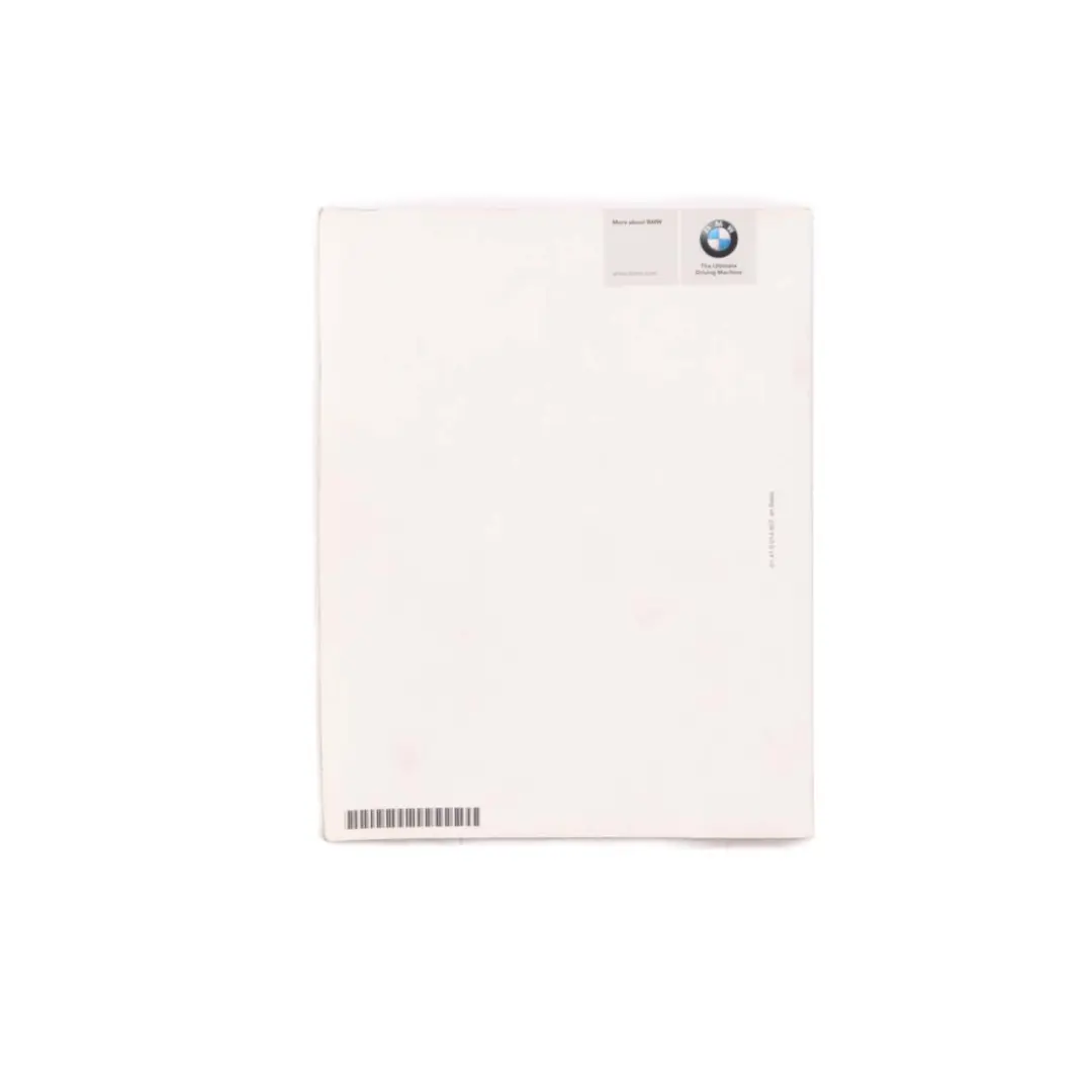 BMW E82 E88 Owner's Handbook Instructions Book 0014907