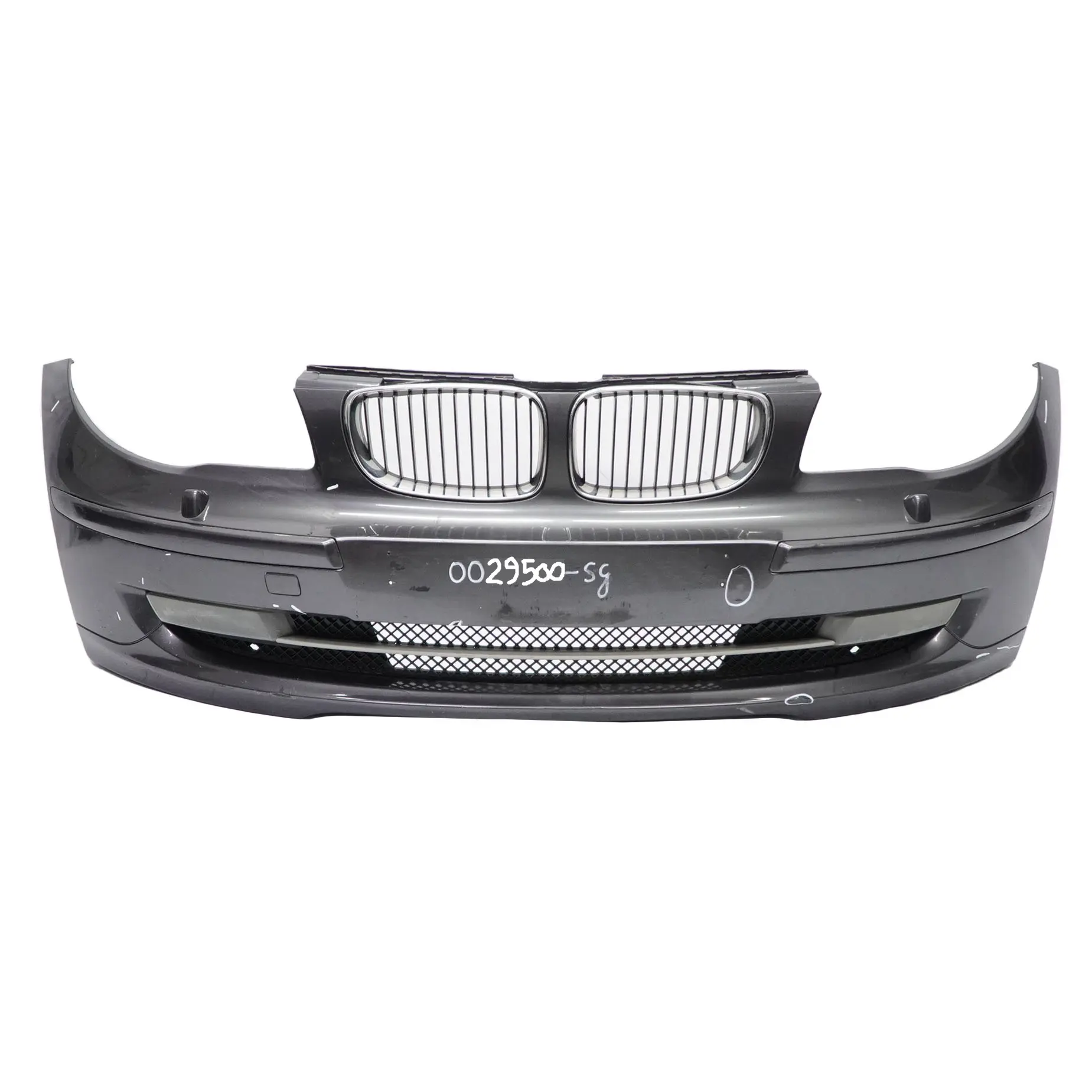 BMW E81 E87 LCI Front Bumper Trim Headlight Cleaning Sparkling Graphite - A22