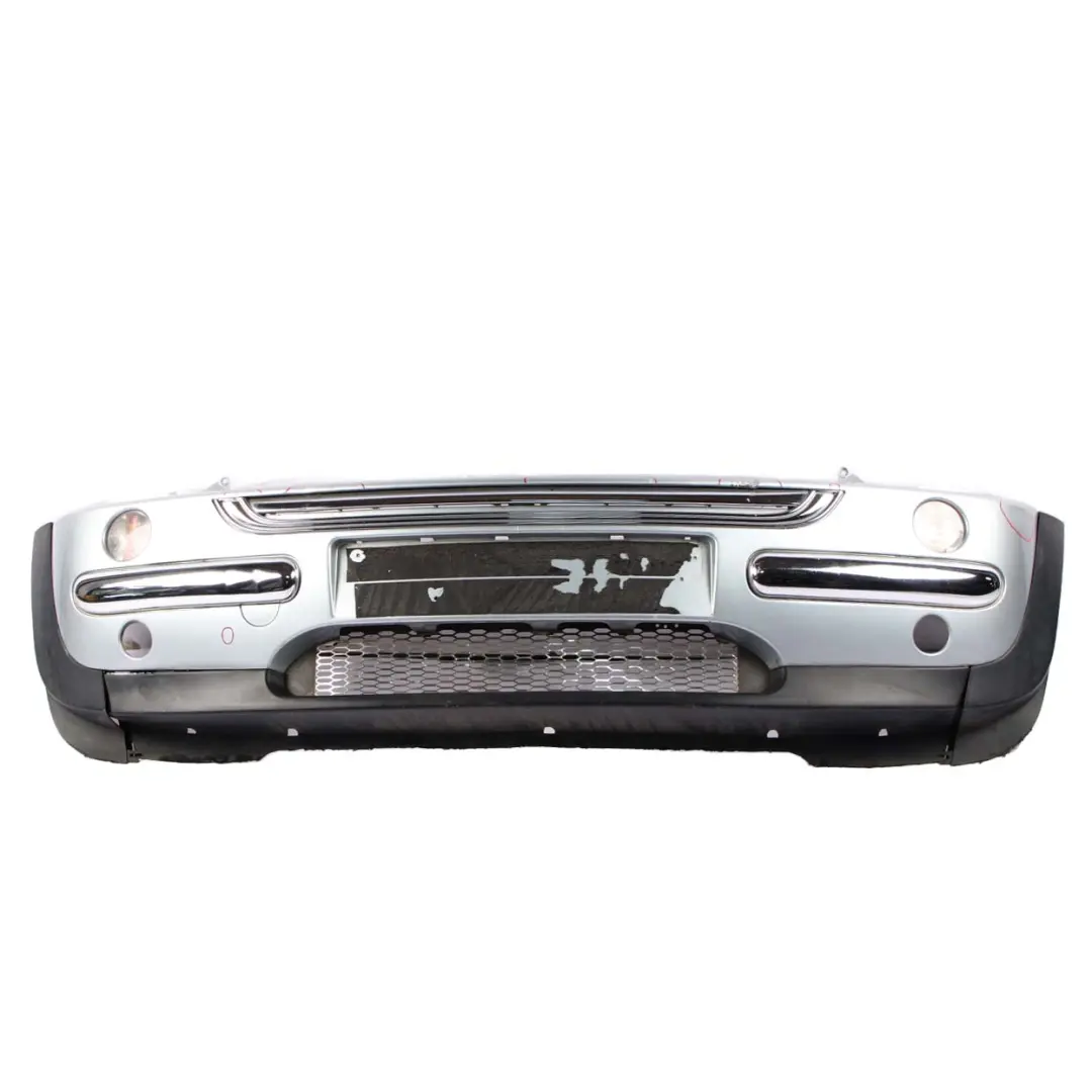 Mini Cooper R50 Complete Front Bumper Panel Pure Silver Metallic - 900