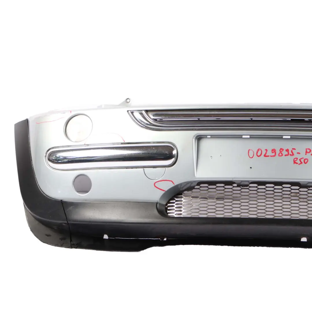 Mini Cooper R50 6 Complete Front Bumper Panel Pure Silver Metallic - 900