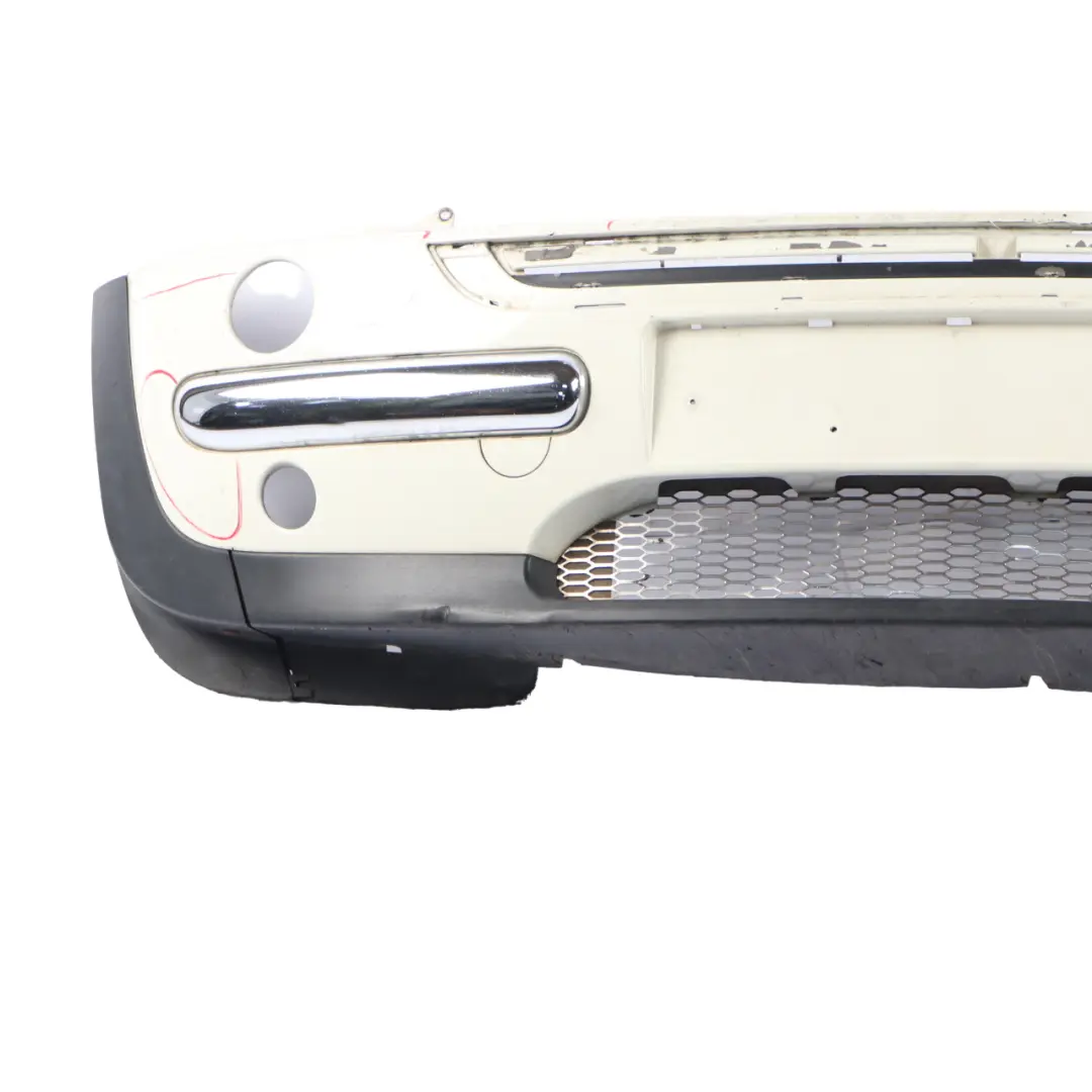 Mini R50 Front Bumper Complete Trim Panel Covering Pepper White - 850