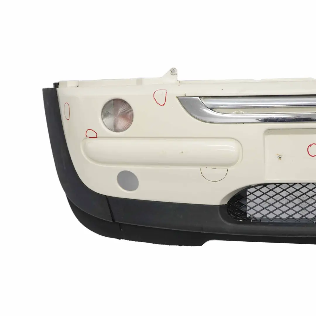 Mini R50 Front Bumper Complete Trim Panel Pepper White - 850