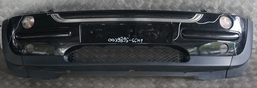 Complete Front Bumper Panel Schwarz 2 Black - 668 BMW MINI Cooper R50 1 - SKU 0029895-SCH1 - Part number 0029895