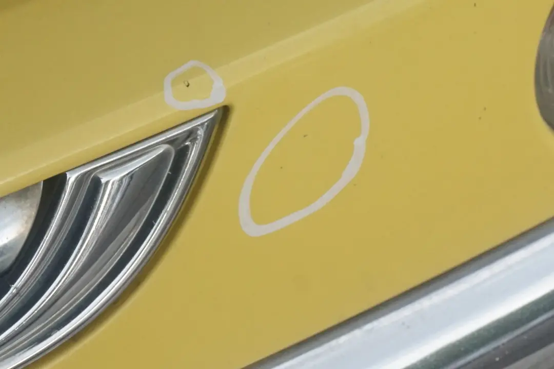 Complete Front Bumper Panel Liquid Yellow - 902 BMW MINI Cooper R50 1 - SKU 0029895-YEL1 - Part number 0029895