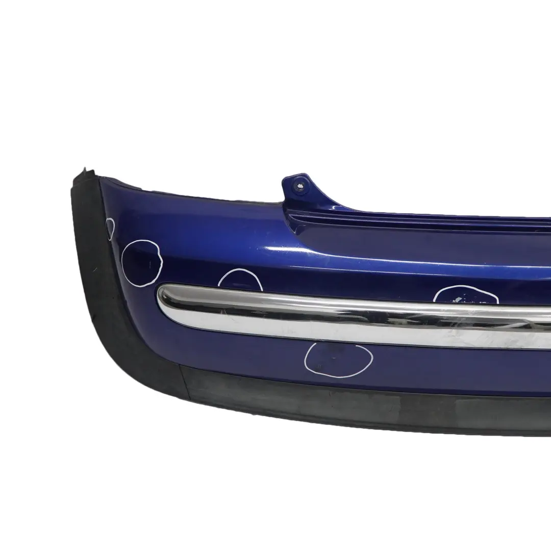 Mini R50 Rear Bumper Complete Trim Panel Cover Indi Blue Metallic - 862