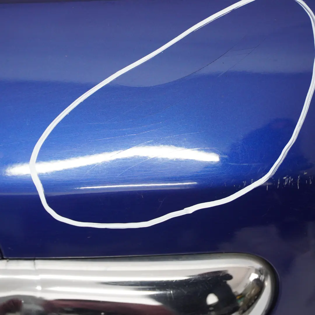 Mini R50 Rear Bumper Complete Trim Panel Cover Indi Blue Metallic - 862