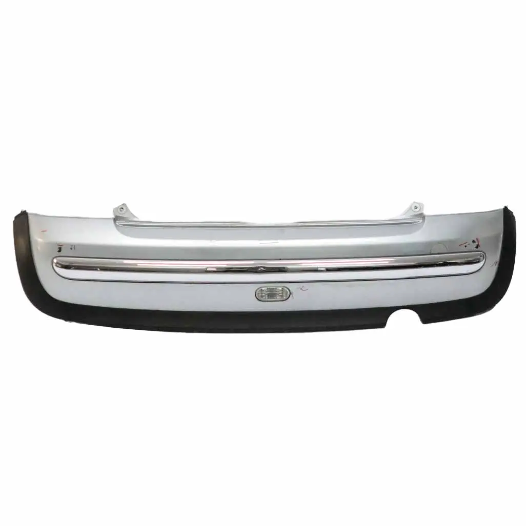 Mini R50 Rear Bumper Trim Panel Covering Pure Silver Metallic - 900