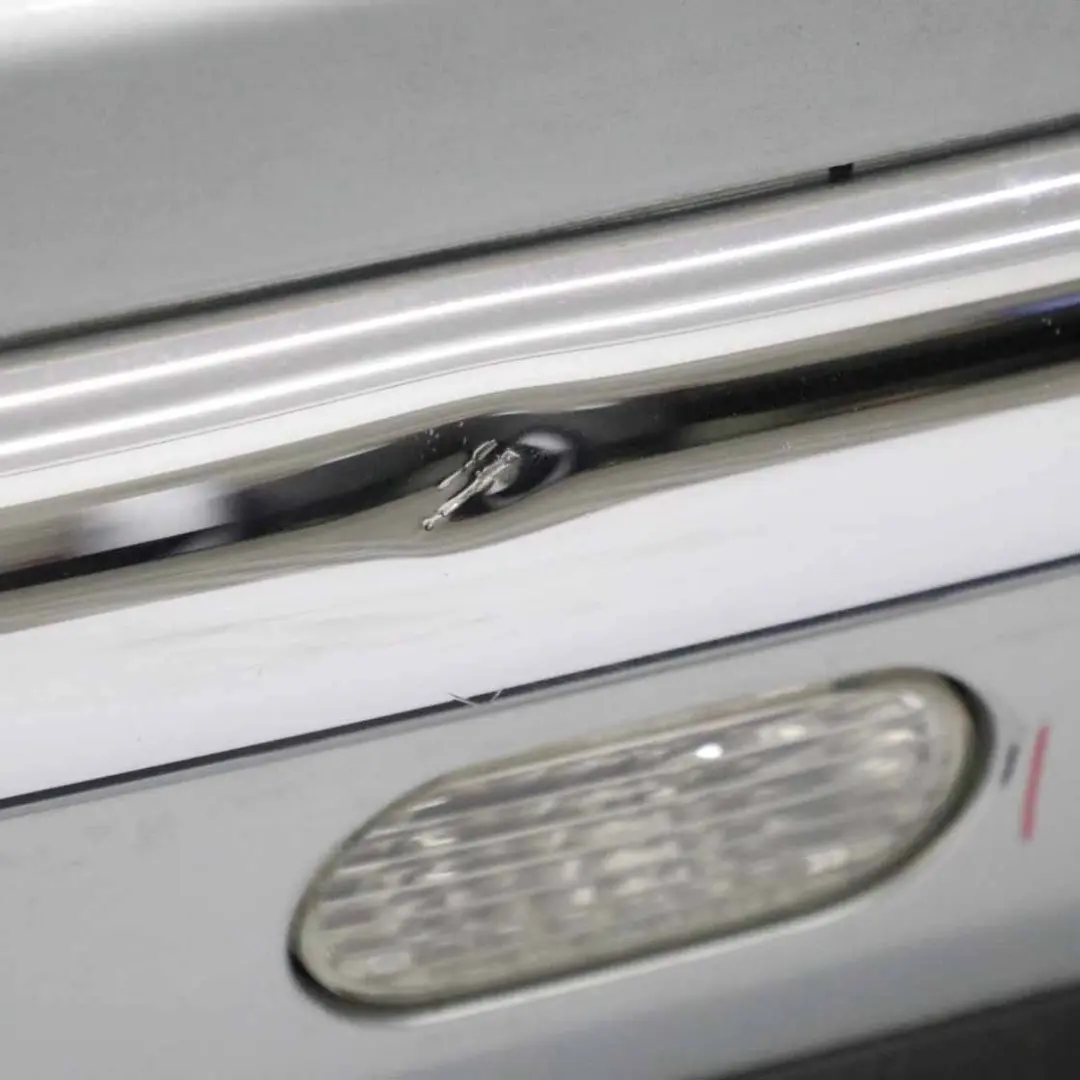 Mini R50 Rear Bumper Trim Panel Covering Pure Silver Metallic - 900