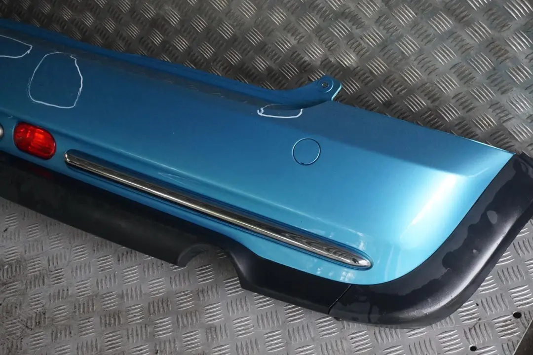 BMW Mini Cooper R50 Rear Bumper Panel Electric Blue Metallic - 870