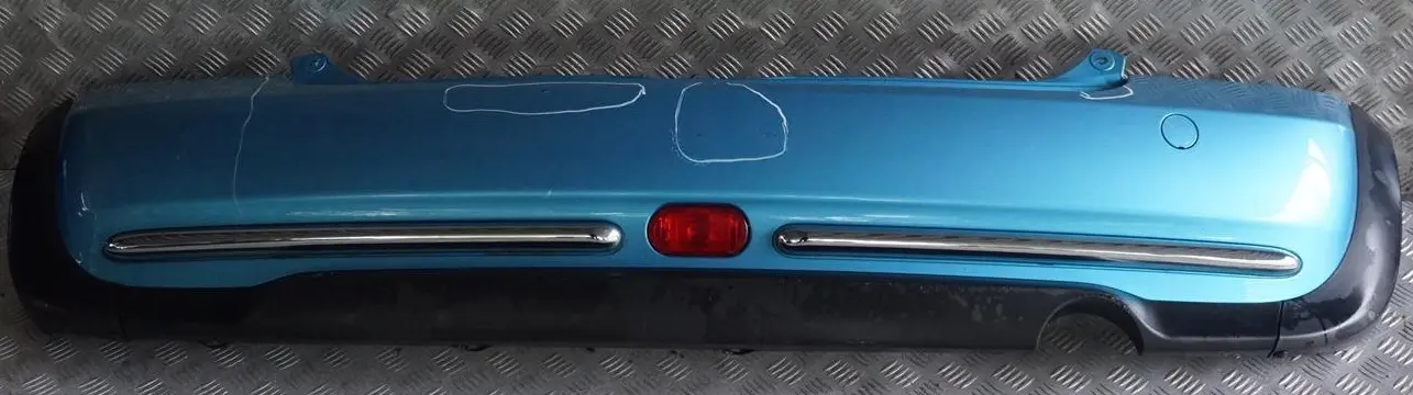 BMW Mini Cooper R50 Rear Bumper Panel Electric Blue Metallic - 870