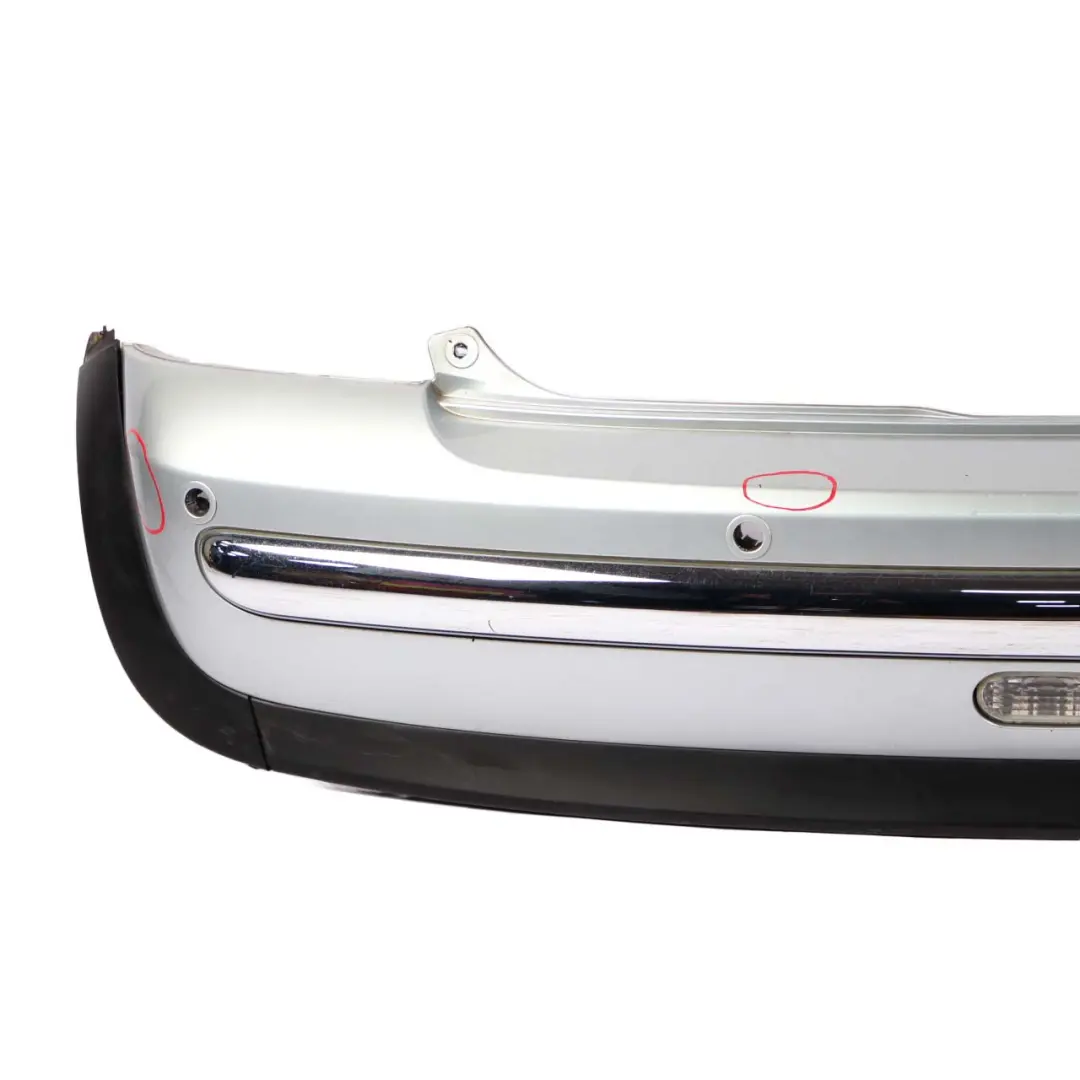 Mini R50 Rear Bumper PDC Trim Panel Pure Silver Metallic - 900