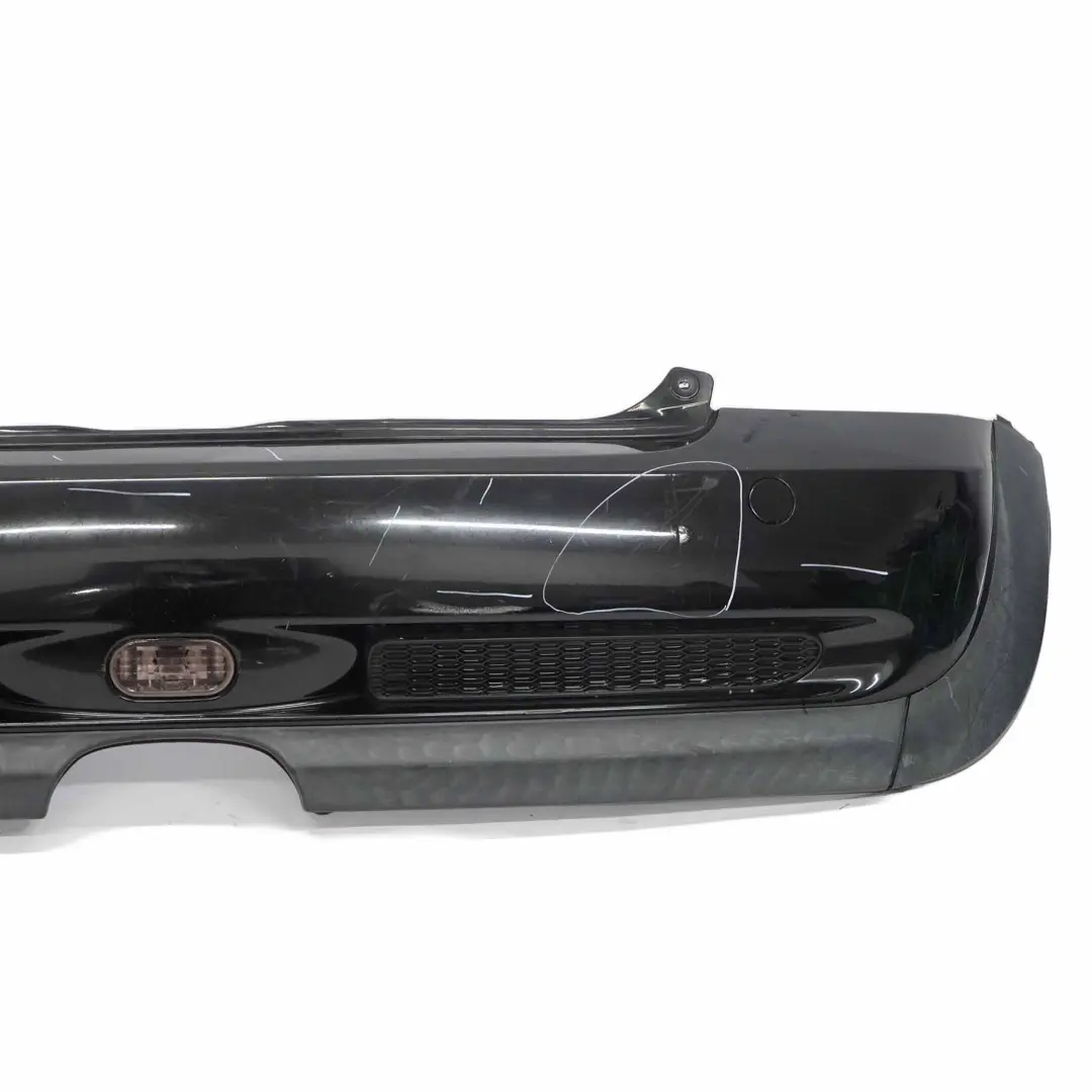 Mini R53 Rear Bumper Trim Cooper S Panel Cover Covering Schwarz 2 Black - 668