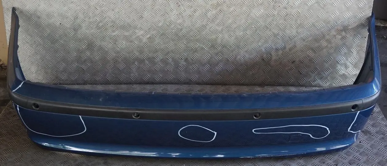 BMW 3 Series E46 Rear Bumper Trim Panel Topasblau Blue Metallic - 364