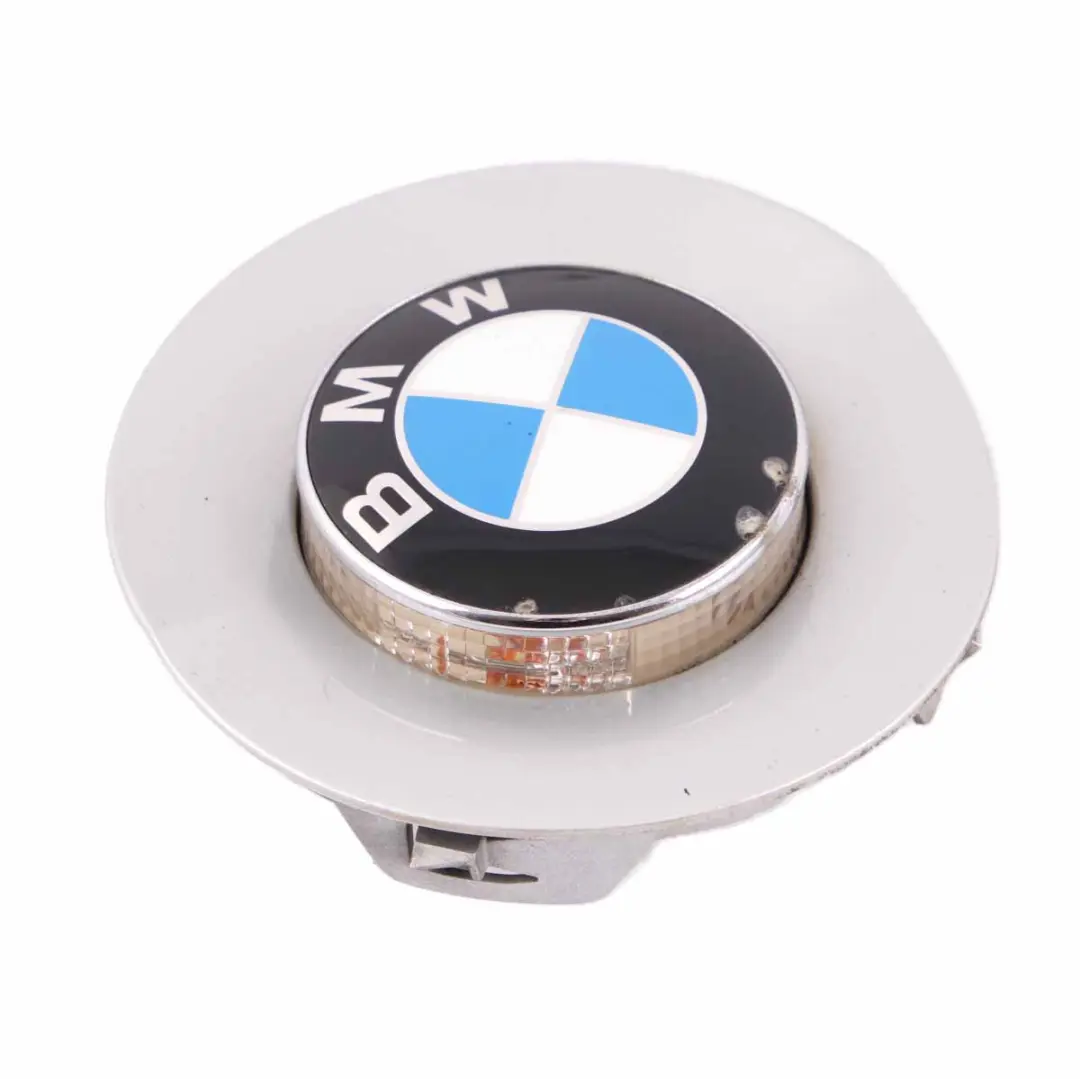 BMW E85 Abdeckung Blinkerwiederholer Emblem Rechts Titansilber Silber 354